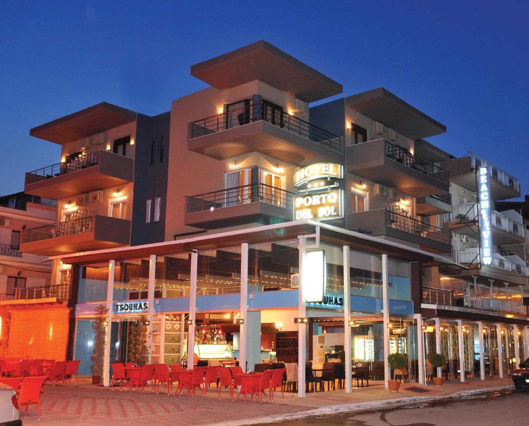Porto Del Sol Hotel Paralía Dış mekan fotoğraf